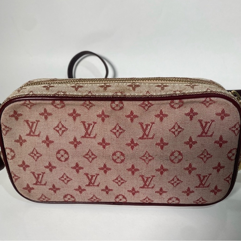 Authentic Louis Vuitton LV Shoulder Bag Juliette Red Monogram Minilin - Picture 6 of 15